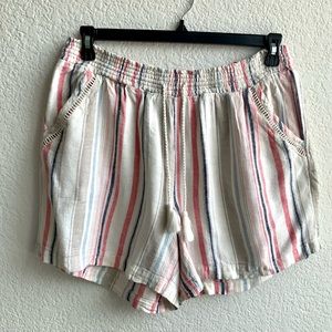 Briggs Beach Shorts, Linen Blend, Sz L